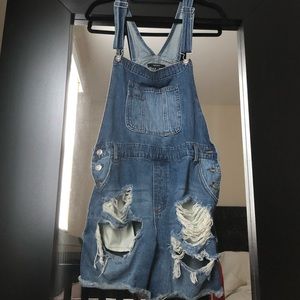 Forever 21 Jean Overalls - Ripped